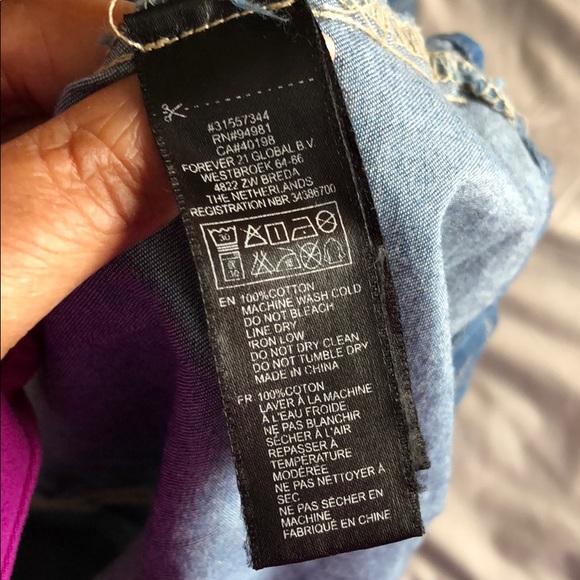 Jean vest top - Picture 7 of 7